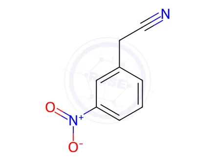 Chemical structure of 3-Nitrophenylacetonitrile (BSC)