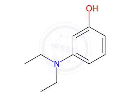 Chemical structure of N,N-Diethyl-3-aminophenol