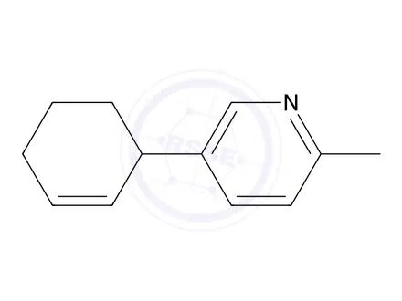 Chemical structure of 5-(2-Cyclohexenyl)-2-methylpyridine