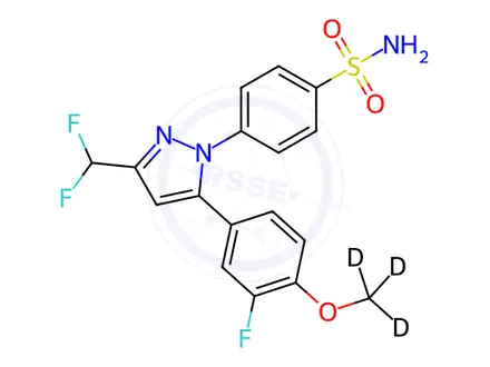 Chemical structure of Deracoxib D3
