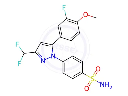 Chemical structure of Deracoxib