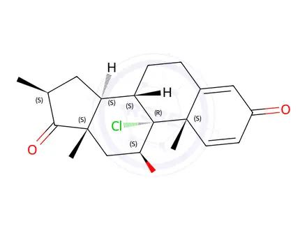 Chemical structure of Beclometasone Impurity 34