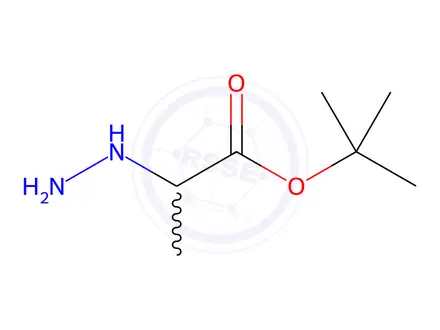 Chemical structure of Propionic acid, 2-hydrazino-, tert-butyl ester, -(8CI)