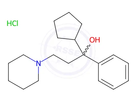 Chemical structure of Benzhexol Impurity 14(Cycrimine Hydrochloride)