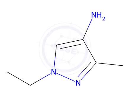 Chemical structure of 1-Ethyl-3-methyl-1H-pyrazol-4-amine Dihydrochloride
