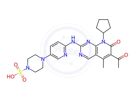 Chemical structure of Palbociclib Impurity 237