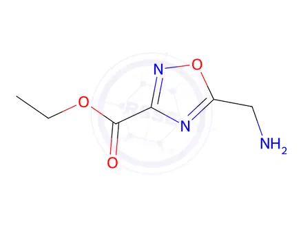Chemical structure of Ethyl 5-(aminomethyl)-1,2,4-oxadiazole-3-carboxylate