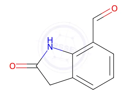 Chemical structure of 2-Oxo-2,3-dihydro-1H-indole-7-carbaldehyde