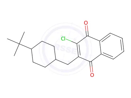 Chemical structure of Buparvaquone Impurity 33
