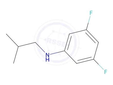 Chemical structure of (3,5-Difluorophenyl)isobutylamine