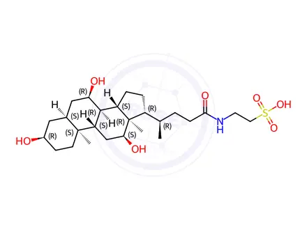 Chemical structure of Taurocholic Acid