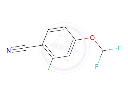 Chemical structure of 2-Chloro-4-(difluoromethoxy)benzonitrile
