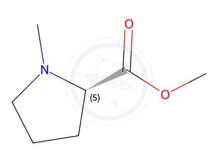 Chemical structure of (S)-Methyl 1-methylpyrrolidine-2-carboxylate