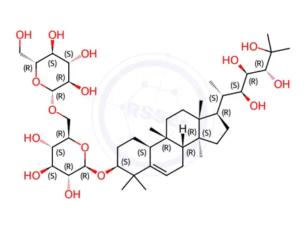 Chemical structure of Momordicoside A