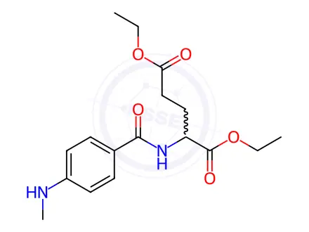 Chemical structure of Diethyl (4-(methylamino)benzoyl)glutamate