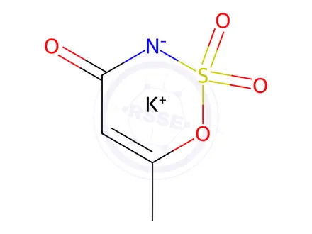 Chemical structure of Acesulfamum kalicum