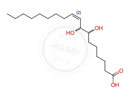 Chemical structure of 7,8-dihydroxylinoleic acid