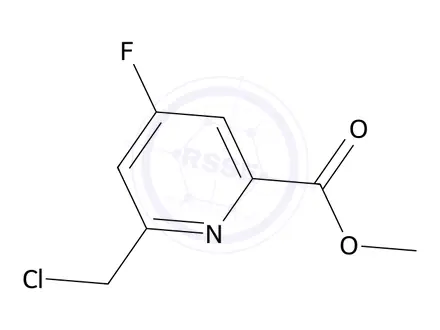 Chemical structure of Methyl 6-(chloromethyl)-4-fluoropicolinate
