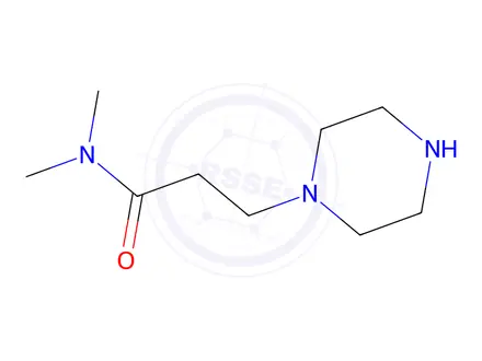 Chemical structure of N,N-dimethyl-3-(piperazin-1-yl)propanamide