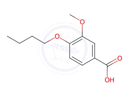 Chemical structure of 4-Butoxy-3-methoxybenzoic acid