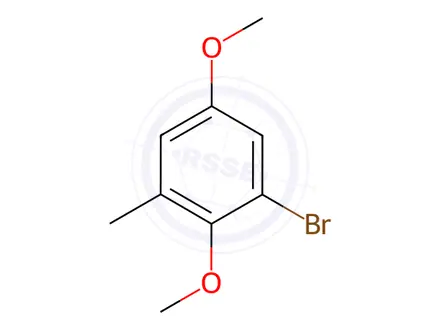 Chemical structure of 1-Bromo-2,5-dimethoxy-3-methylbenzene