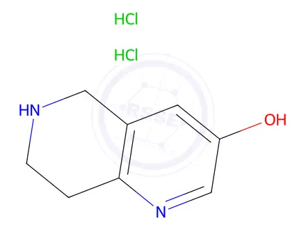 Chemical structure of 5,6,7,8-Tetrahydro-[1,6]naphthyridin-3-ol dihydrochloride
