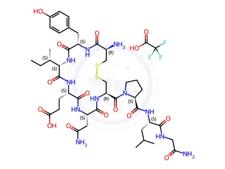 Chemical structure of Oxytocin EP Impurity C