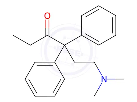 Chemical structure of Normethadone