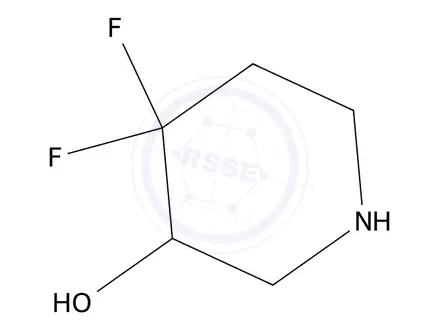 Chemical structure of 4,4-Difluoropiperidin-3-ol