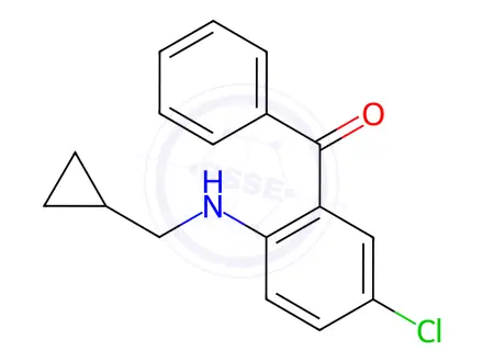 Chemical structure of Prazepam EP Impurity B