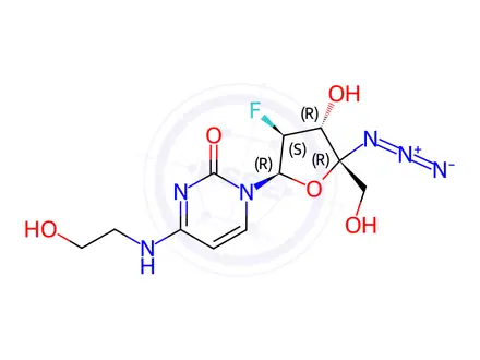 Chemical structure of Azvudine Impurity 60