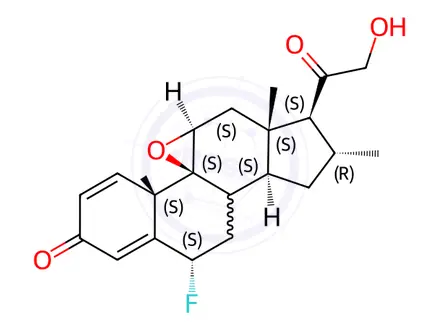 Chemical structure of Clobetasol Impurity 2