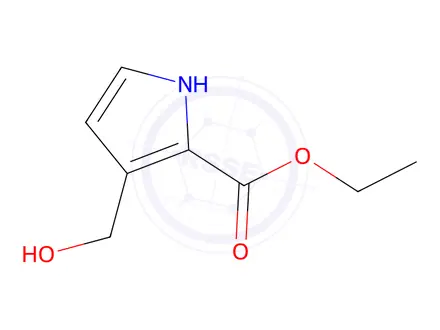Chemical structure of Ethyl 3-(hydroxymethyl)-1H-pyrrole-2-carboxylate