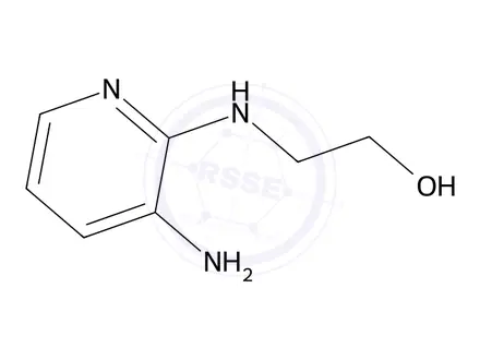 Chemical structure of 2-((3-Aminopyridin-2-yl)amino)ethan-1-ol
