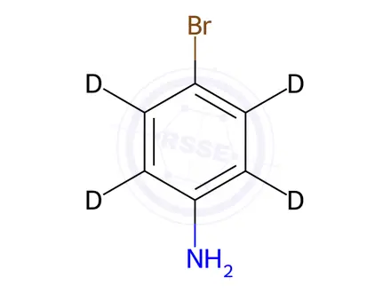 Chemical structure of 4-bromobenzen-2,3,5,6-d4-amine