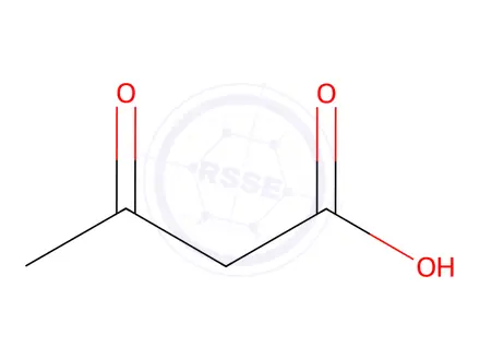 Chemical structure of Acetoacetic acid