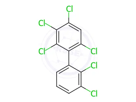 Chemical structure of 2,2',3,3',4,6-Hexachlorobiphenyl