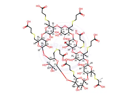 Chemical structure of Sugammadex Impurity 28