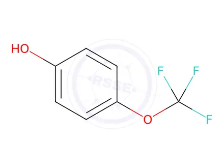 Chemical structure of 4-(Trifluoromethoxy)phenol