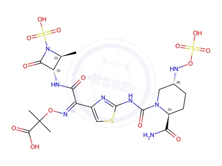 Chemical structure of Aztreonam Impurity 106