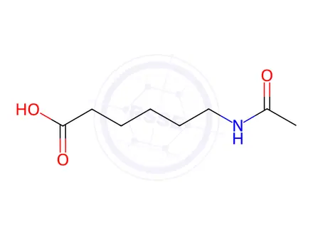 Chemical structure of 6-Acetamidohexanoic Acid