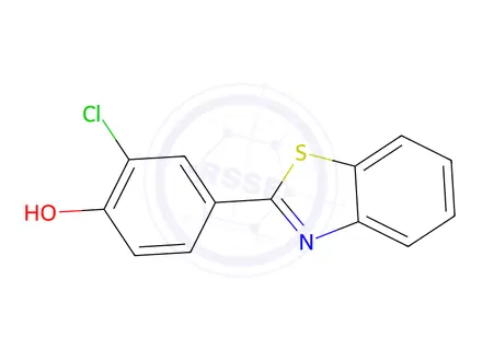 Chemical structure of 4-(1,3-Benzothiazol-2-yl)-2-chlorophenol