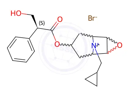 Chemical structure of Cimetropium Bromide