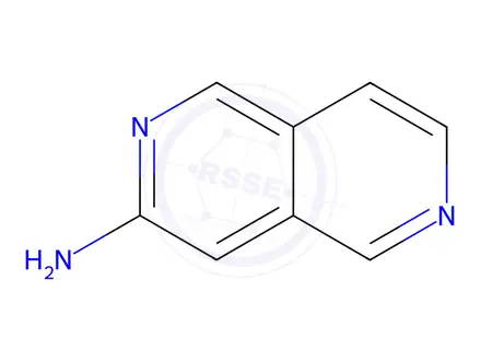 Chemical structure of 3-Amino-2,6-naphthyridine