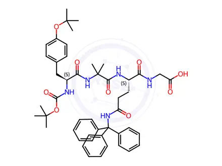 Chemical structure of Tirzepatide Impurity