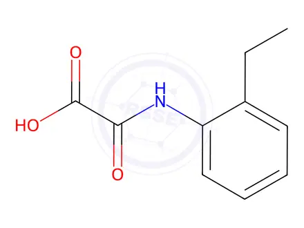 Chemical structure of [(2-Ethylphenyl)amino](oxo)acetic acid