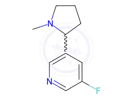 Chemical structure of 5-fluoronicotine