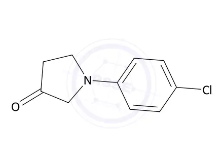 Chemical structure of 1-(4-Chlorophenyl)pyrrolidin-3-one