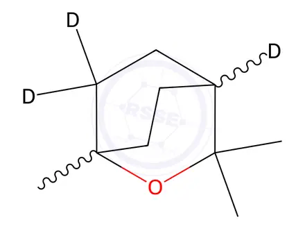 Chemical structure of 1,8-Cineol-d3