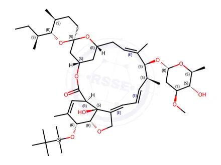 Chemical structure of Ivermectin Impurity 30